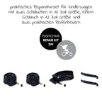 Reparasjonssett for lufthjul med slanger 16 og 12 tommer Hauck bakside