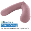 Reservetrekk til ammepute Das Original bambus 190 cm rosentre melert