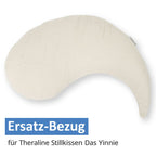 Reservetrekk til ammepute musselin 135 cm sandbeige fra Theraline forfra