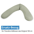 Reservetrekk til ammepute i musselin 190 cm, salvie - Theraline vist forfra