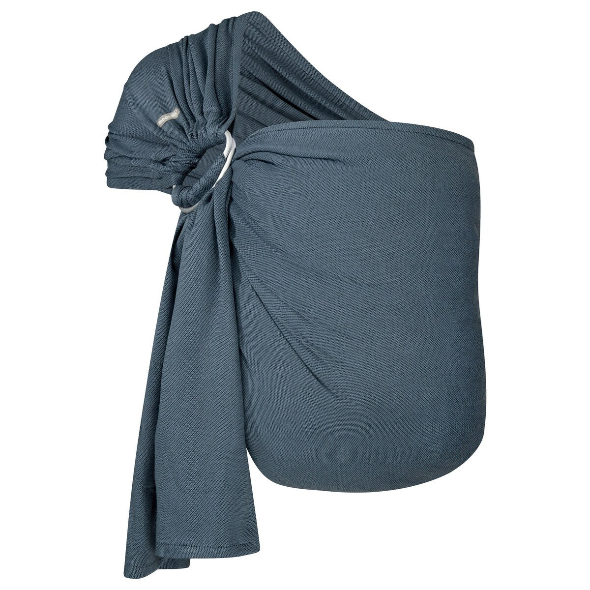 Ring sling ultralett økologisk bomull og aluminium detalj av ringer