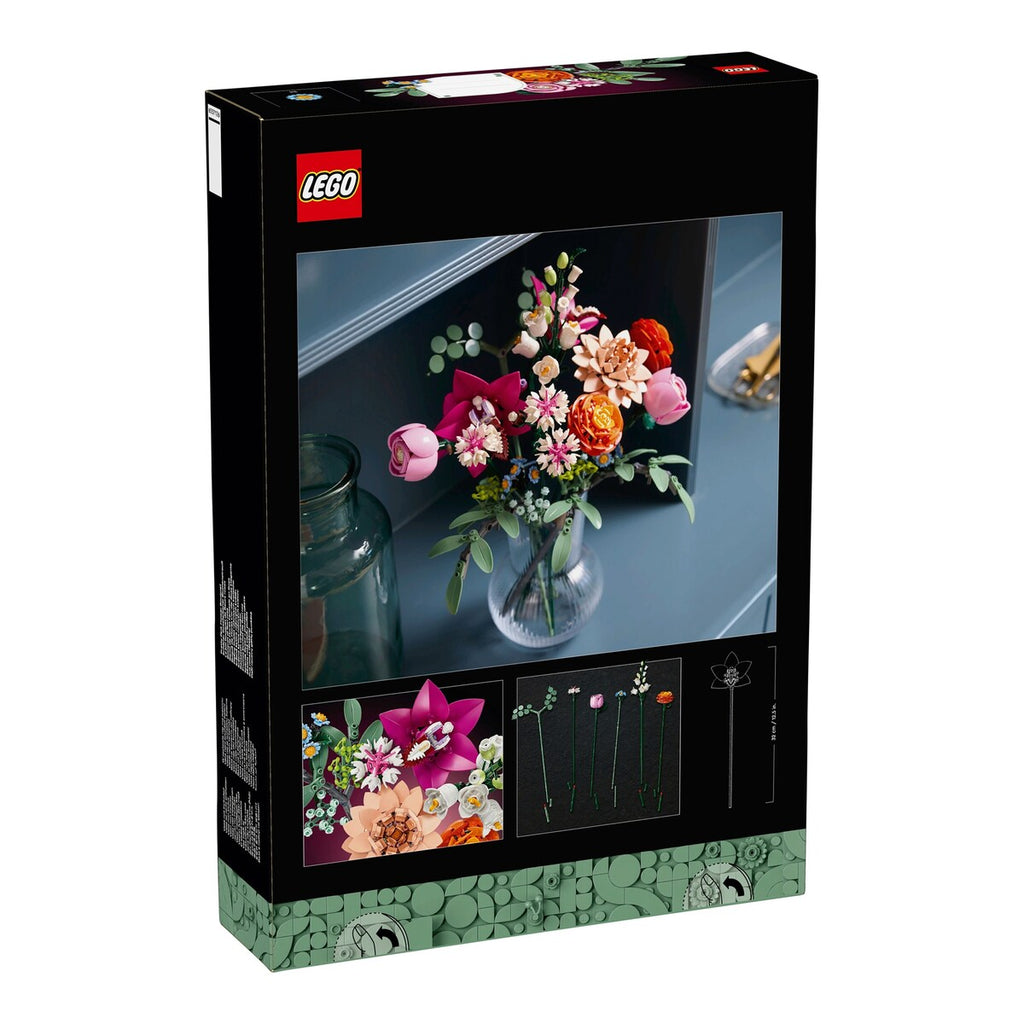 Nærbilde av roser i Rosa blomsterbukett 10342