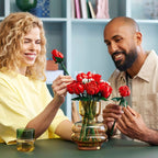 Rosebukett 10328 montert i vase som dekorasjon