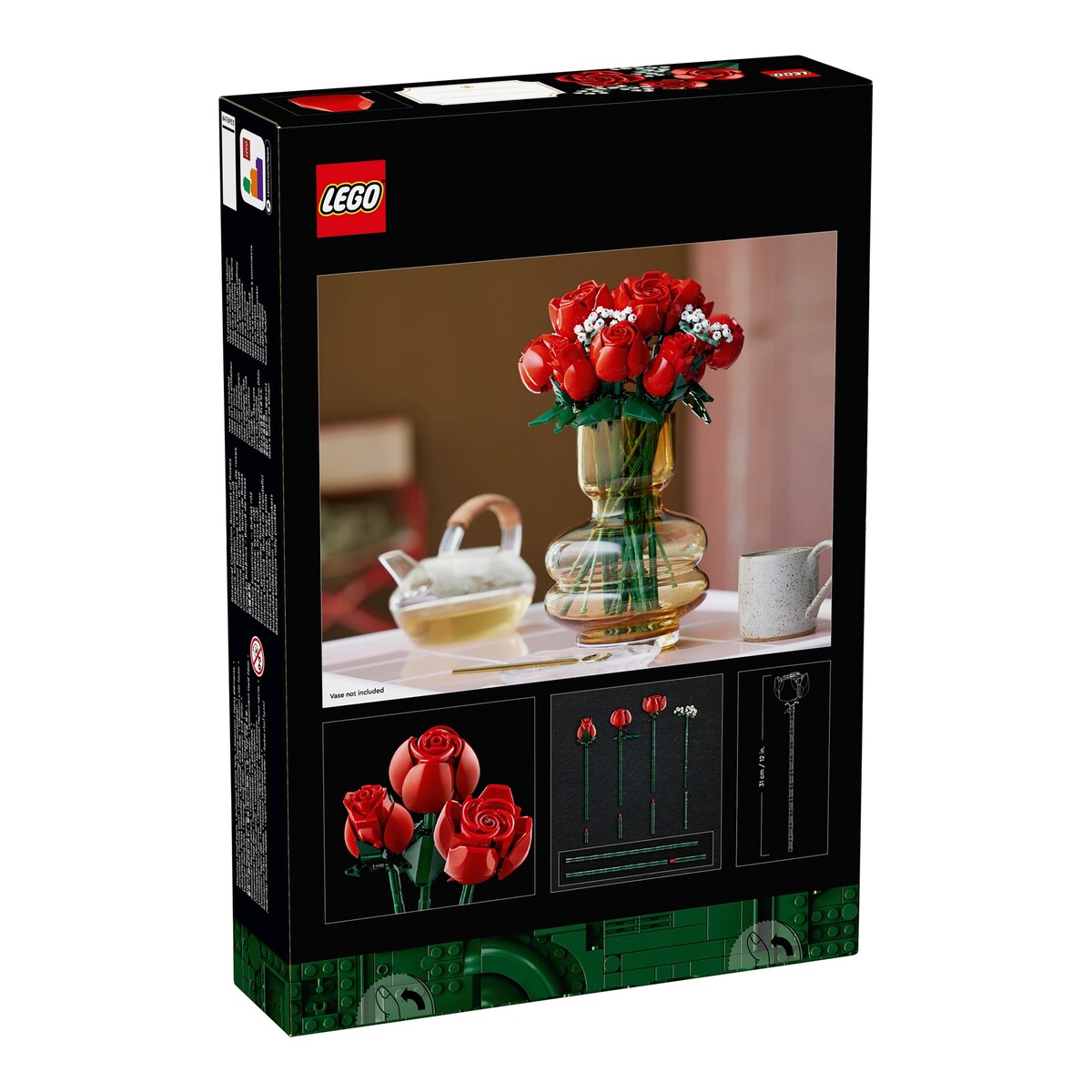 Rosebukett 10328 komplett sett med byggeklosser og instrukser