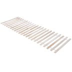 Rullbar lamellbunn 90 x 200 cm i naturtre fra roba forfra