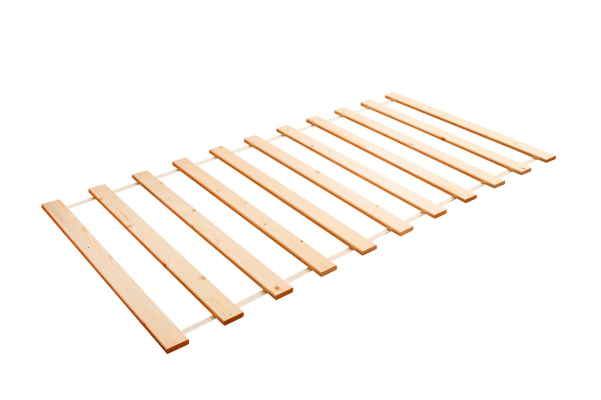 Rullerist furu massiv 90x200 cm maks 140 kg montert