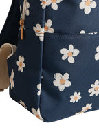 Nærbilde av skulderstropper på Ryggsekk for jenter med blomstermotiv 35x27 cm