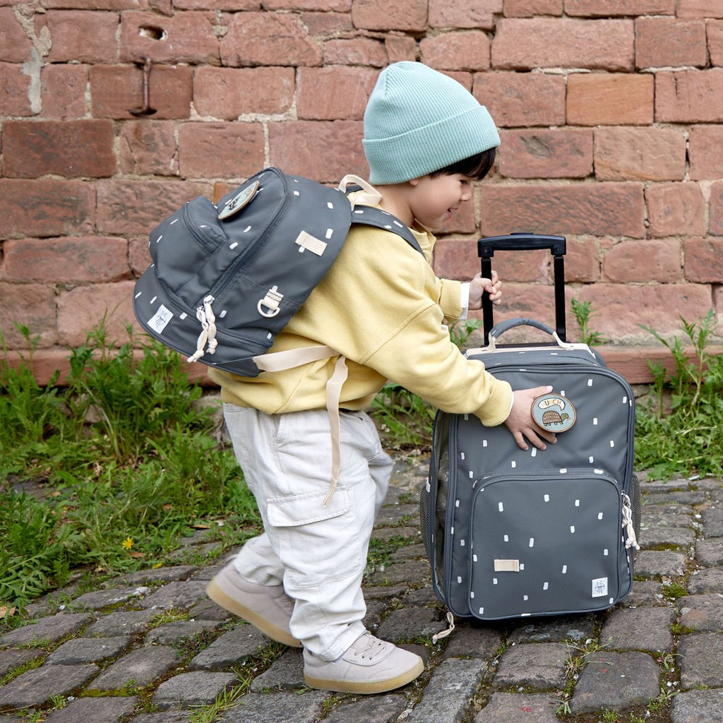 Låsemekanisme på Ryggsekk Mini Backpack - Happy Prints Midnight Blue - Lässig