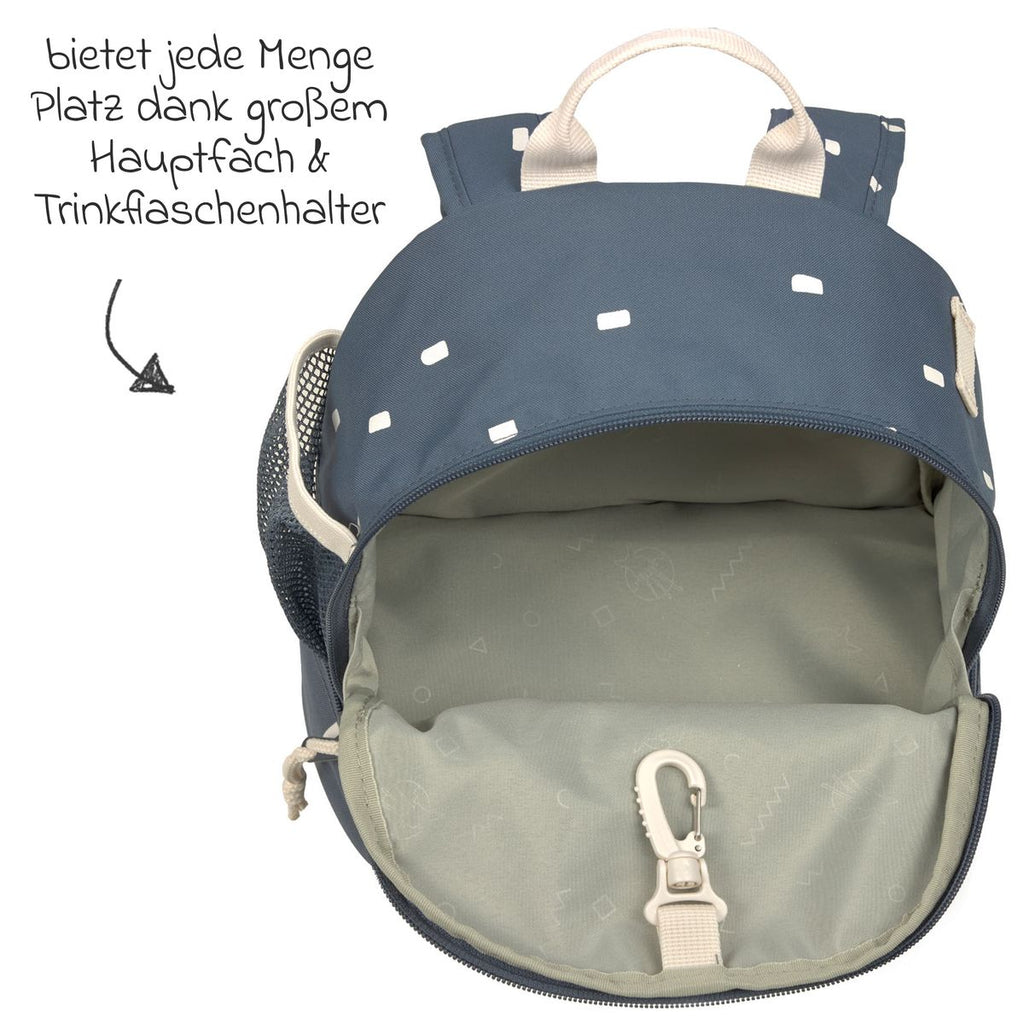 Separat bunnrom på Ryggsekk Mini Backpack - Happy Prints Midnight Blue - Lässig
