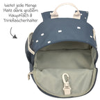 Separat bunnrom på Ryggsekk Mini Backpack - Happy Prints Midnight Blue - Lässig