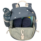 Ryggsekk Mini Backpack - Happy Prints Midnight Blue - Lässig montert på barn