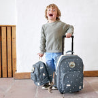 Ryggsekk Mini Backpack - Happy Prints Midnight Blue - Lässig med justerbar bryststropp