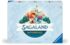 Sagaland Wintermärchen brettspill forfra med spillbrikker og brett
