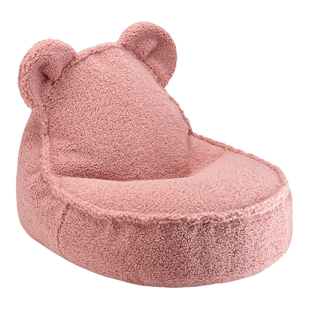 Sakkosekk bamse i teddystoff 60x70x42 cm fra 3 år - wigiwama