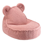 Sakkosekk bamse i teddystoff 60x70x42 cm fra 3 år - wigiwama