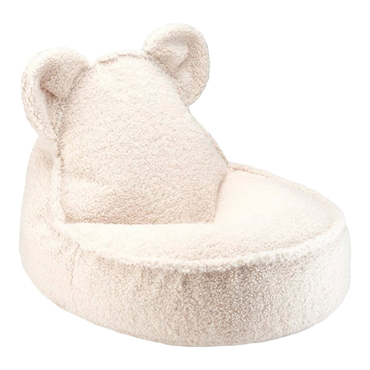 Sakkosekk bamse i teddystoff fra fronten