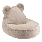 Sakkosekk bamse i teddystoff 60x70x42 cm fra 3 år - wigiwama