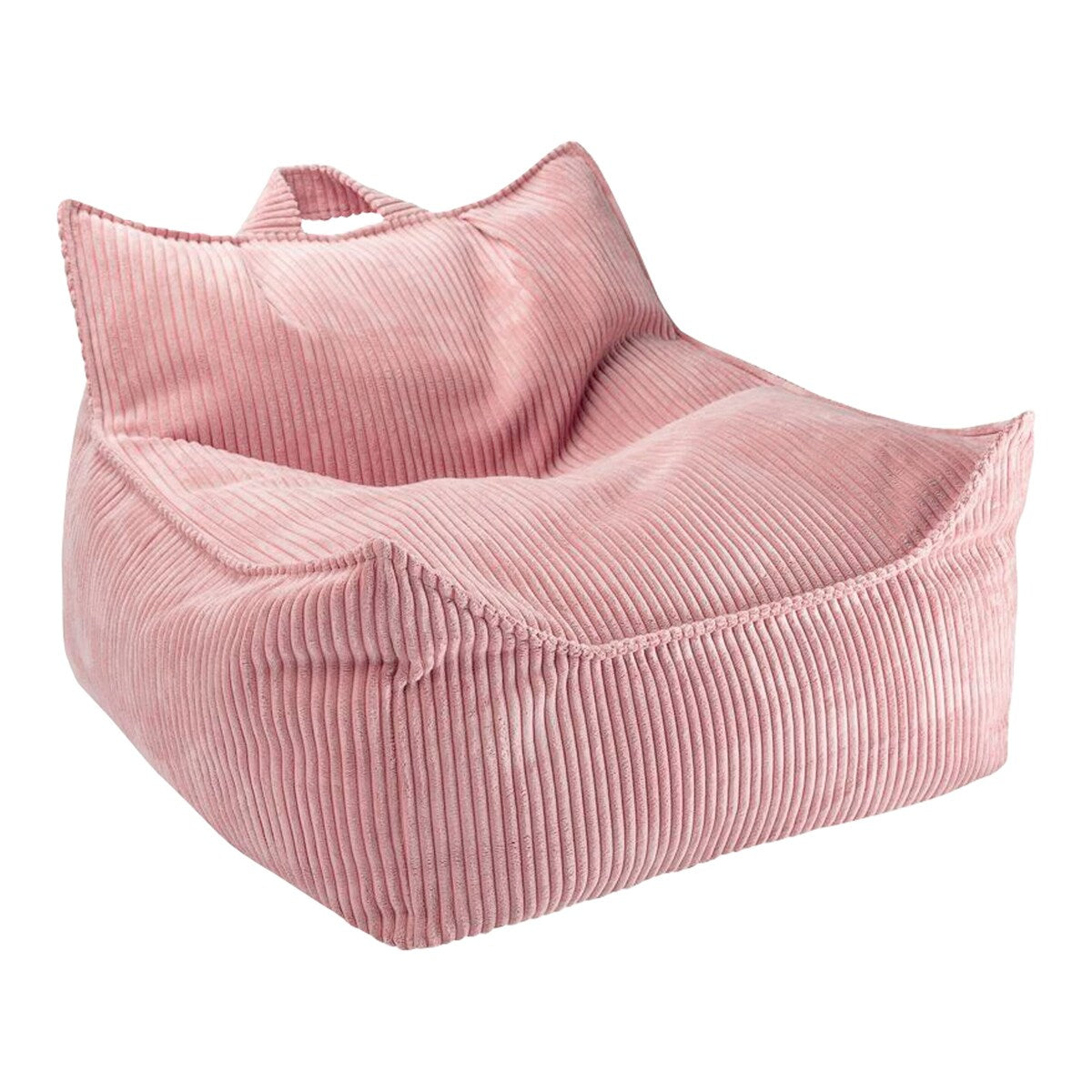 Sakkosekk i kordfløyel resirkulert polyester 70x80x50 cm - wigiwama