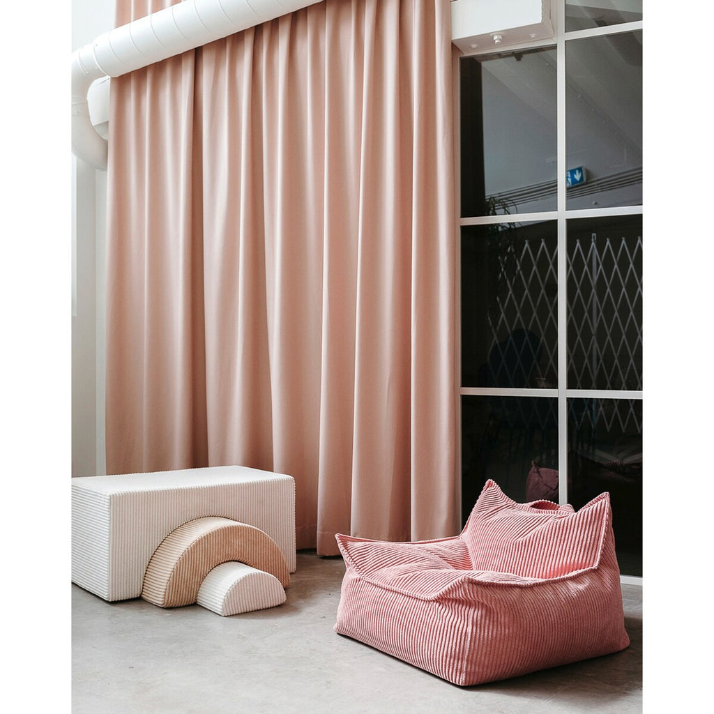 Sakkosekk i kordfløyel resirkulert polyester 70x80x50 cm - wigiwama