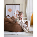 Sakkosekk i kordfløyel resirkulert polyester 70x80x50 cm - wigiwama