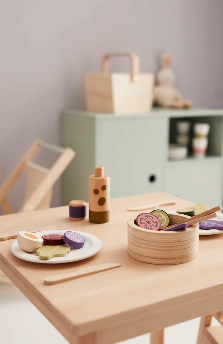 Salatsett Kid's Hub i tre fra 3 år nærbilde