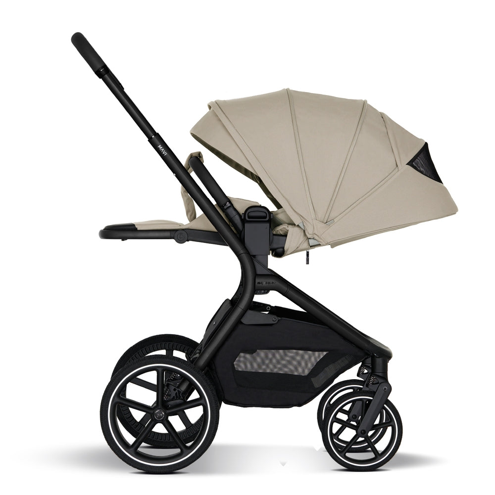 Sammenklappet Kombivogn MAVI 2-i-1 startsett Sandstone Beige med EvoOne™-teknologi