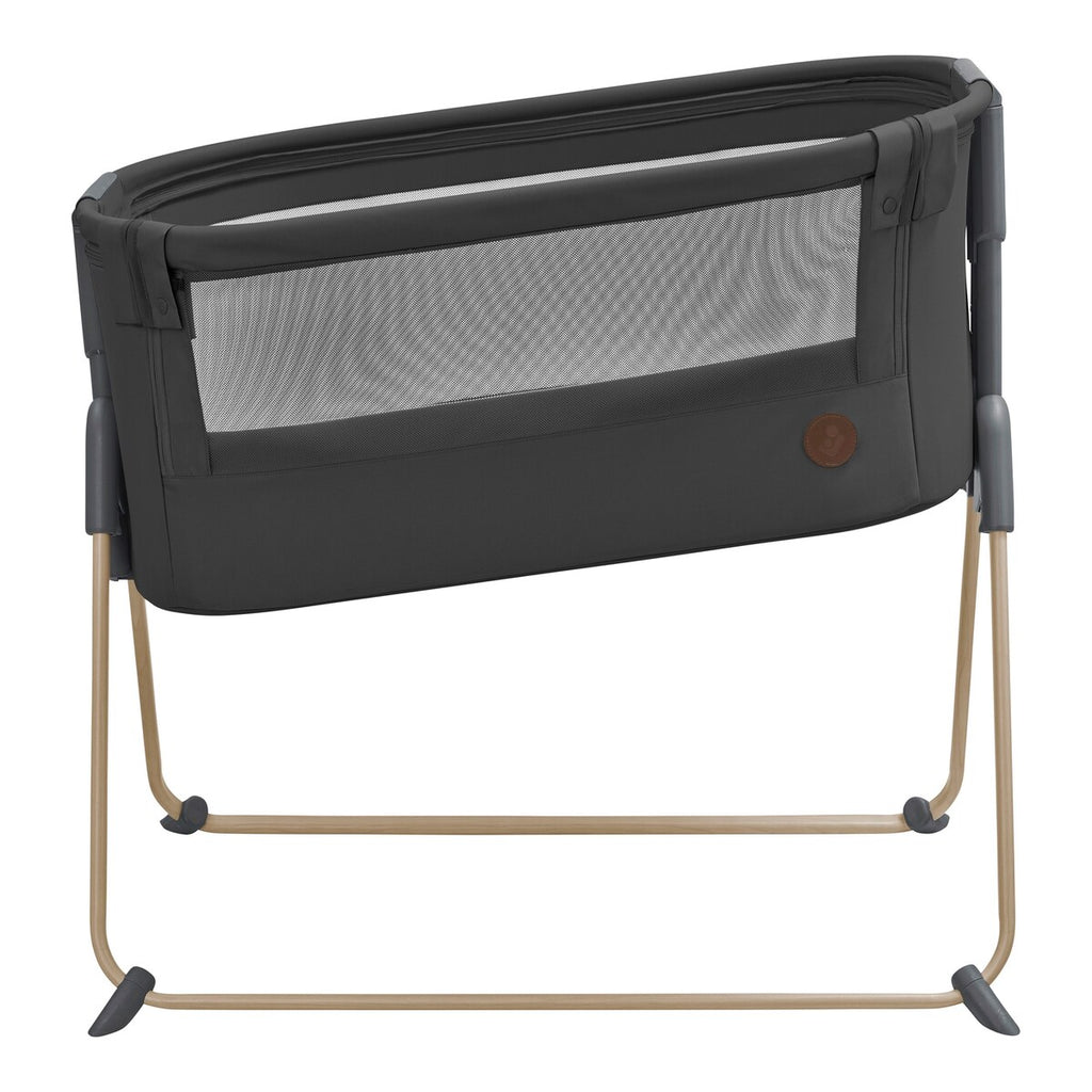 Sammenleggbar bedside-seng Tori med myk madrass