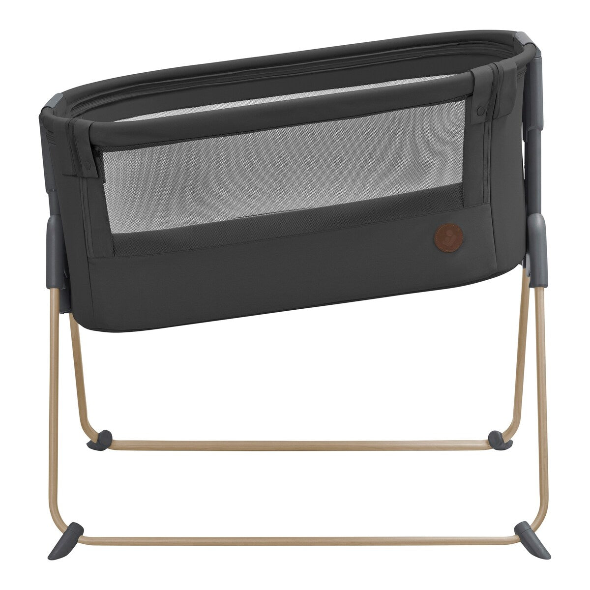 Sammenleggbar bedside-seng Tori med myk madrass