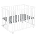 Sammenleggbar lekegrind Little Stars 74x100 cm forfra