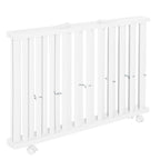 Sammenleggbar lekegrind Little Stars 74x100 cm detalj av trestaver