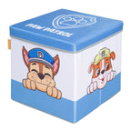 Sammenleggbar sitte- og oppbevaringsboks Paw Patrol forfra