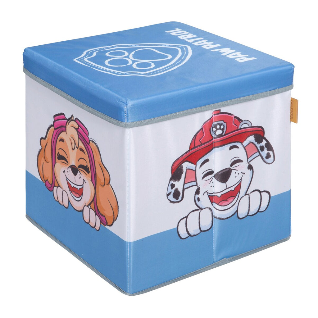 Sammenleggbar sitte- og oppbevaringsboks Paw Patrol foldet sammen