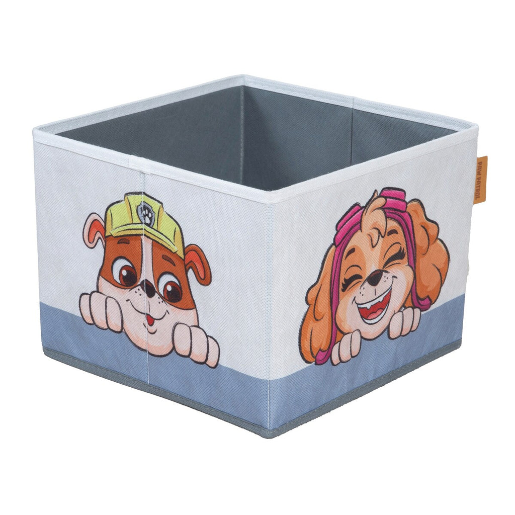 Sammenleggbar sittebenk med oppbevaringsboks Paw Patrol med barn som sitter