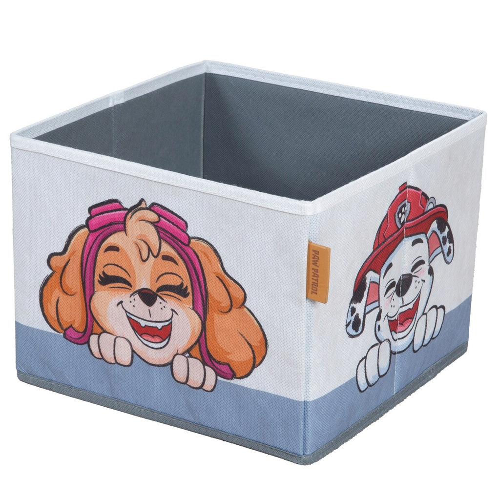 Sammenleggbar sittebenk med oppbevaringsboks Paw Patrol foldet sammen