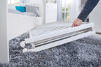 Sammenleggbar sprinkelseng Fold Up 60x120 cm med hjul pakking og oppbevaring