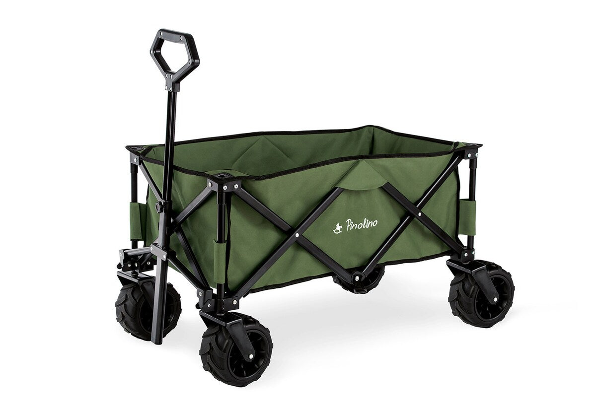 Sammenleggbar trekkvogn Porti Traveler 107x57 cm grønn for transport av bagasje