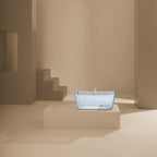 Sammenleggbart badekar Flexi Bath Ocean Blue sammenlagt