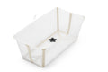 Sammenleggbart badekar Flexi Bath Sandy Beige forfra