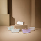 Sammenleggbart badekar Flexi Bath Sandy Beige nærbilde av materiale