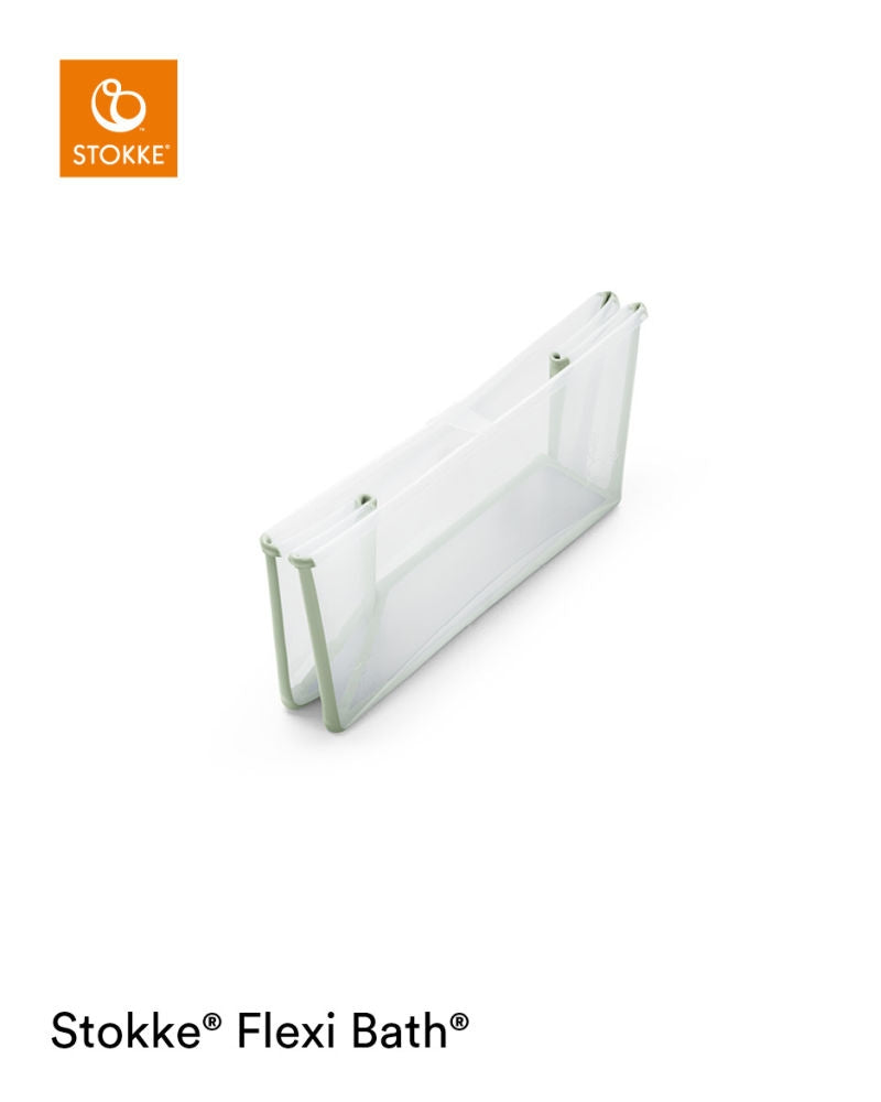 Sammenleggbart badekar Flexi Bath transparent green detalj av propp