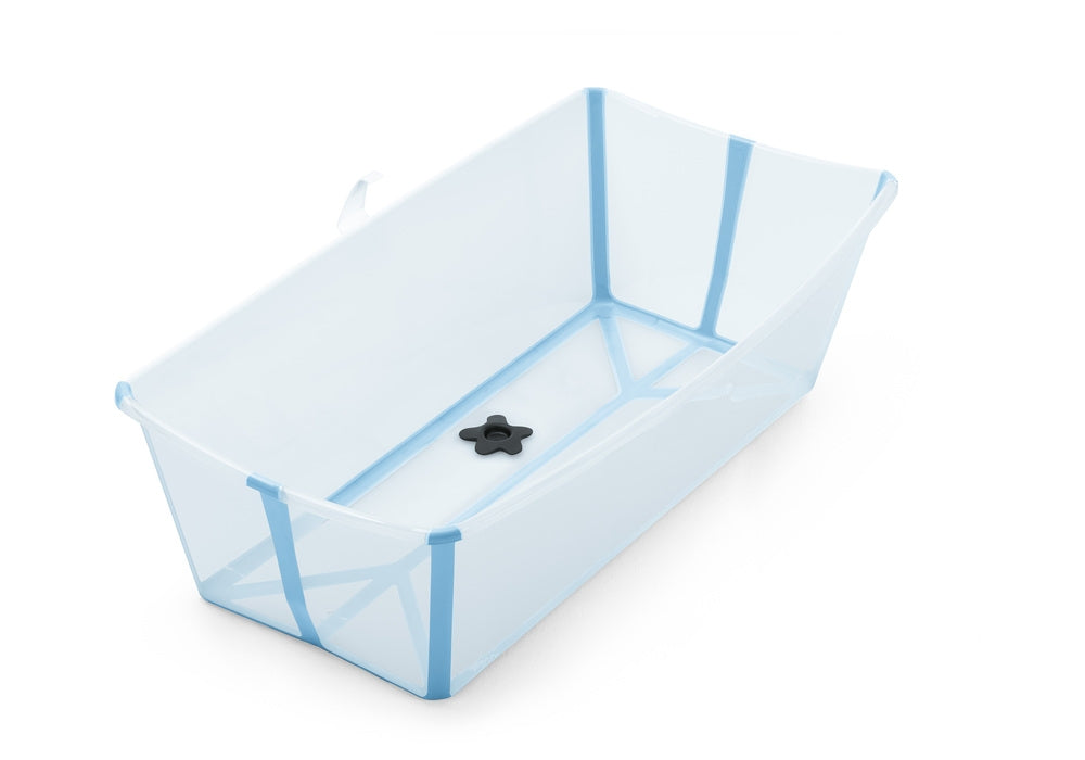 Sammenleggbart badekar Flexi Bath XL Ocean Blue - Stokke forfra