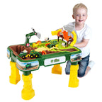 Sand- og vannlekebord 2-i-1 John Deere Farm bakside