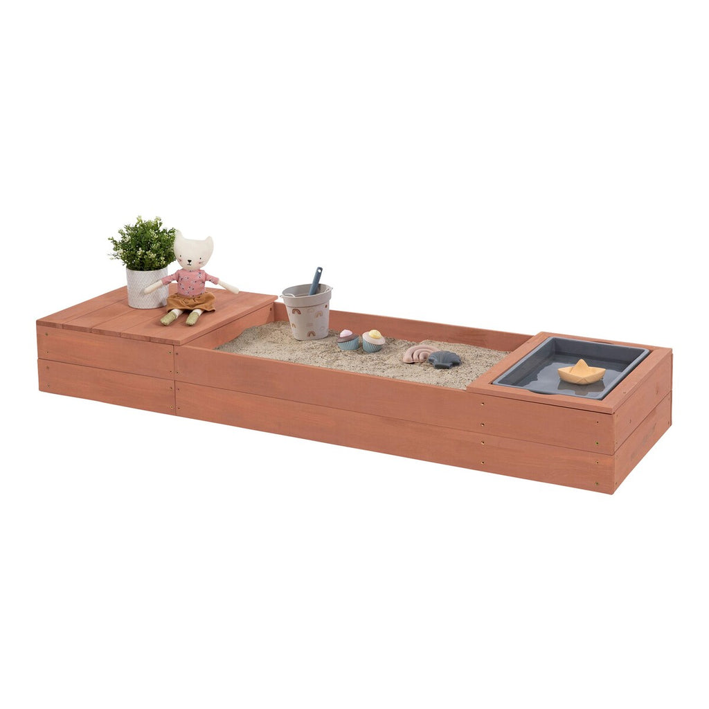 Sandkasse Space Saver i sypresstre, sitthøyde 20 cm - MUDDY BUDDY