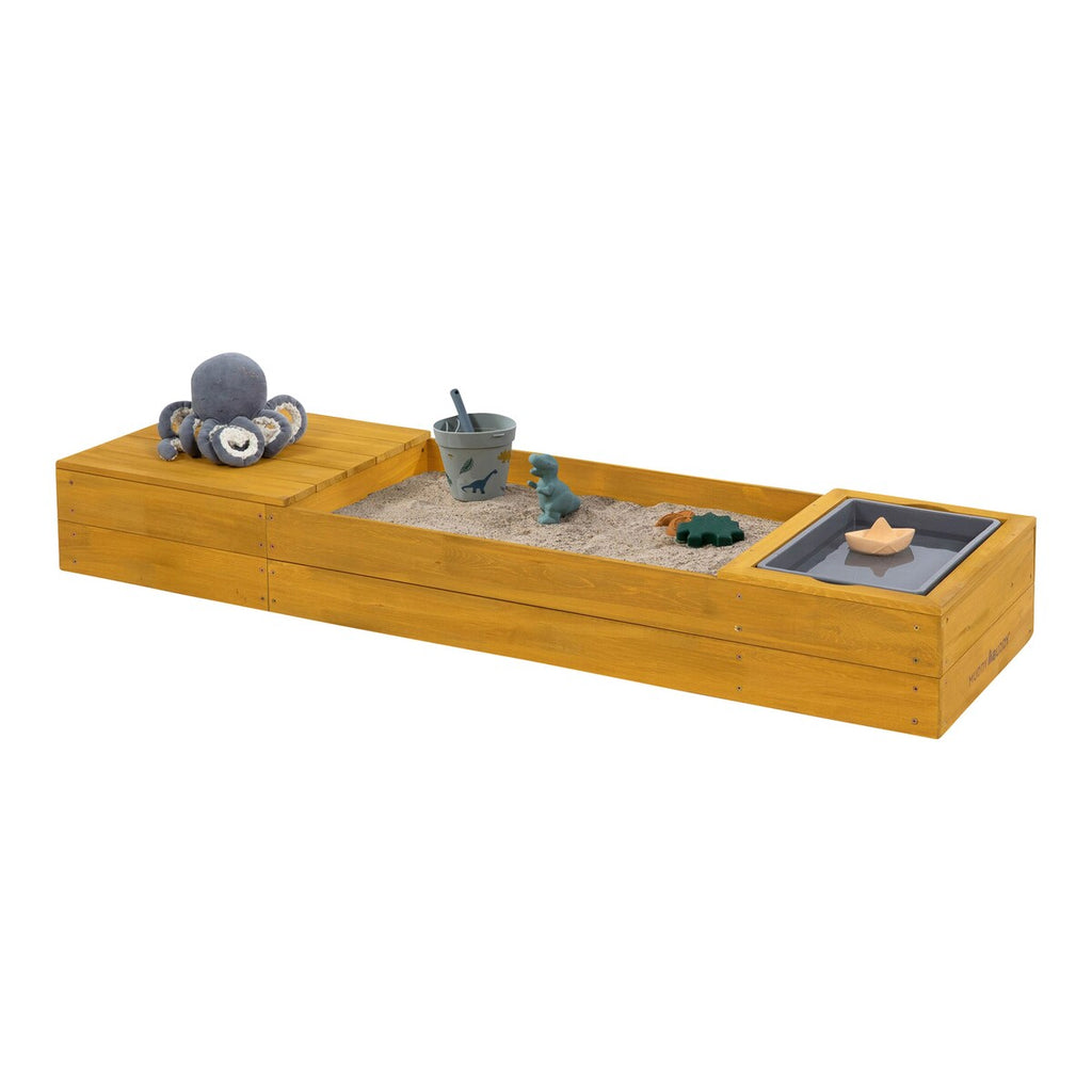 Sandkasse Space Saver i sypresstre, sitthøyde 20 cm - MUDDY BUDDY