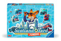 Scotland Yard Junior brettspill forfra med spillbrikker