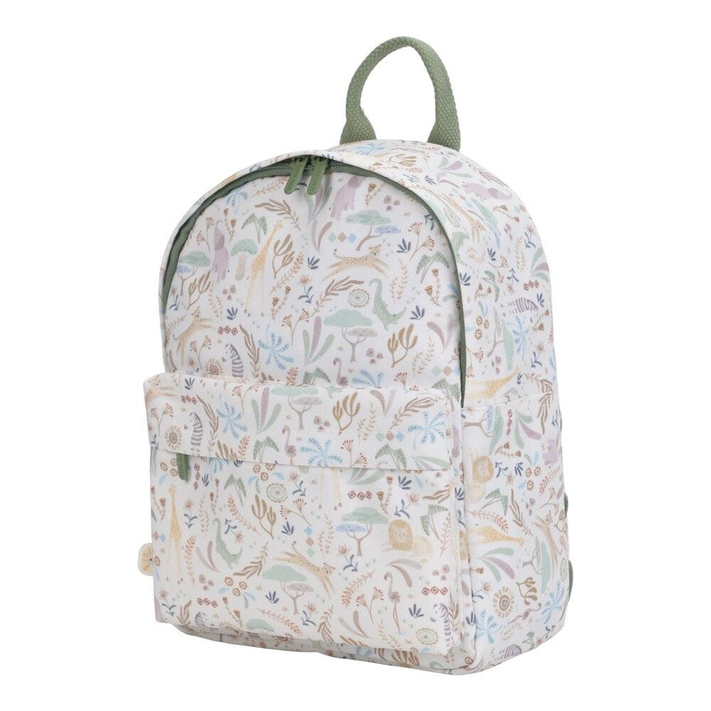 Sekk polyester Safari Friends - Little Dutch bakside og stropper