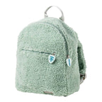 Nærbilde av teddyplush materiale på Sekk i teddyplysj med polstrede stropper fra 3 år