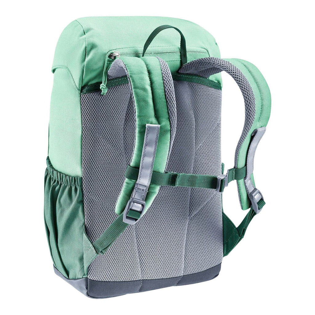 Sekkeryggsekk Waldfuchs 10 l med sittematte og regncover bakside