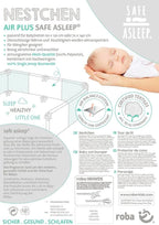 Sengebeskytter Air PLUS safe asleep Miffy med glidelås