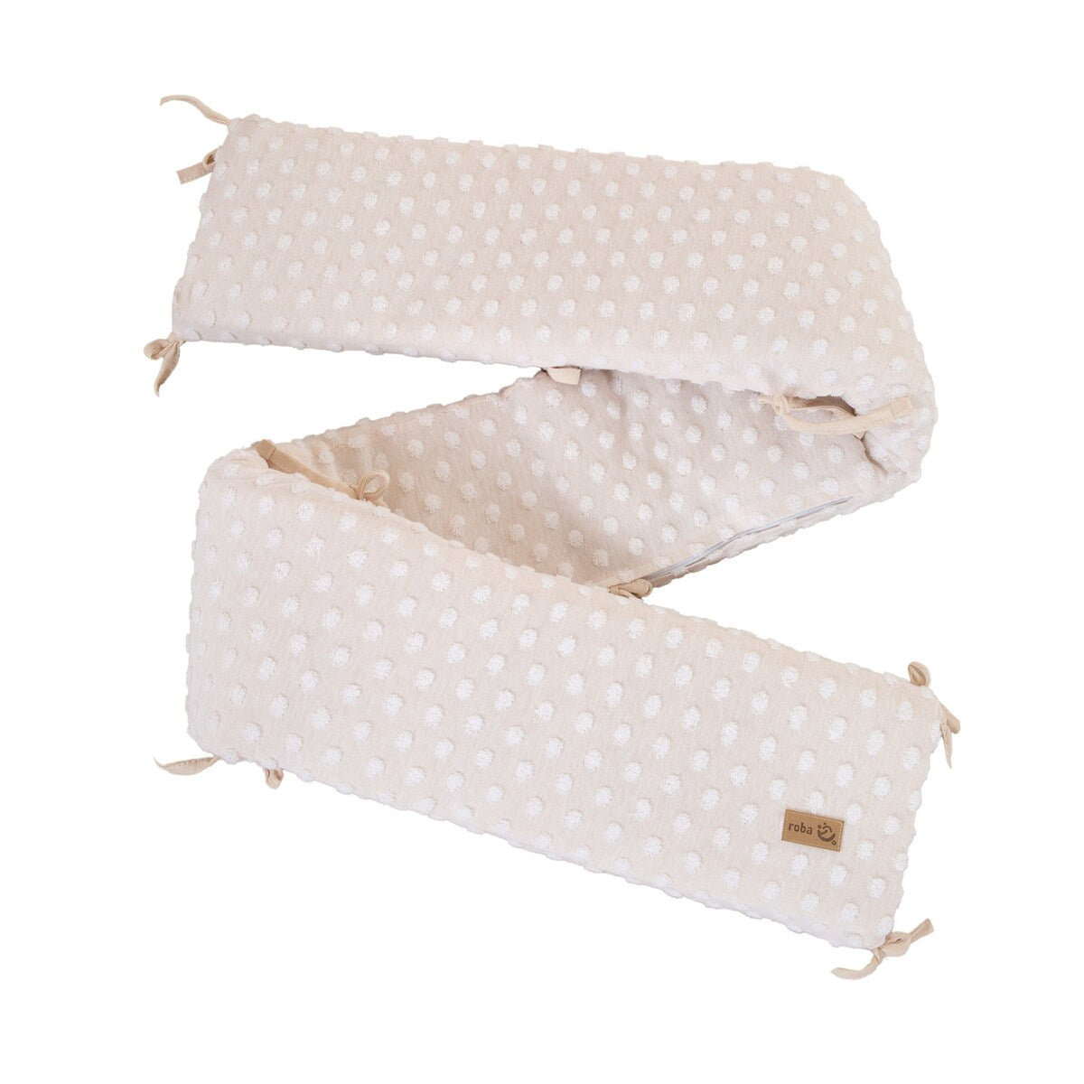 Sengebeskytter for babyseng 60x120 70x140 cm økologisk bomull forsiden